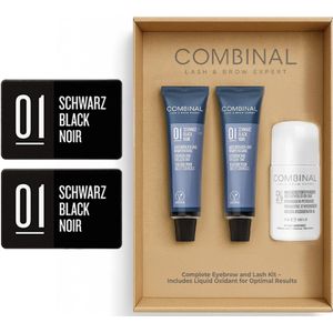Combinal | Wimper & Wenkbrauw Refill Verf Kit - 01 Zwart