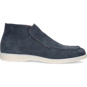 Manfield - Heren - Blauwe suède boots - Maat 42