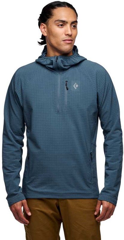 Black Diamond Coefficient Storm Sweatshirt Met Rits Blauw Man