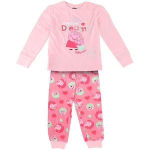 Peppa Pig Pyjama Meisjes – Roze Kinderpyjama – Comfortabele Slaapkleding