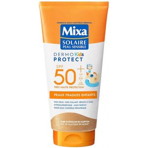 Mixa - Dermo Kids Protect - Zonnebrandcrème - SPF 50+ - 175 ml - Voor Gevoelige Huid