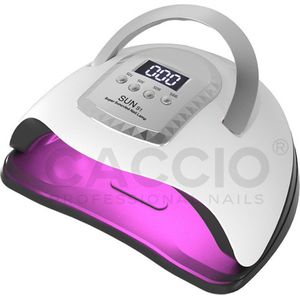 Nageldroger - 280W/66 LEDs (Rood)- Nagellamp - Nieuw Nageldroger-S1 Wit/Zwart - Manicure/Pedicure Handen en Voeten - Gellak - Gelnagels - Acrylnagels - Top Coat - Matte Top coat - Led nagellamp - Uv nagellamp - Nagels - Nagellak droger - Tafellamp