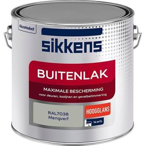 Sikkens Buitenlak - Verf - Hoogglans - Mengkleur - RAL7038 - 2,5 liter