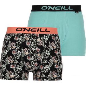 O'Neill premium heren boxershorts 2-pack - flowers - maat M