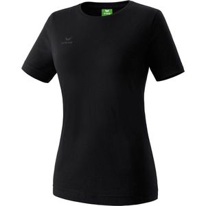 Erima Basics Dames Teamsport T-Shirt - Shirts  - zwart - 34
