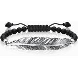 Thomas Sabo - LBA0132-810-11 - Armband - Zwart - Zilver - Obsidiaan