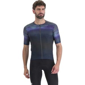 Sportful Flow Supergiara Korte Mouw Wielertrui Blauw S Man