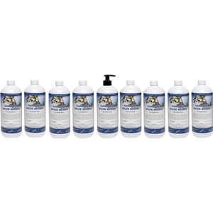 Handzeep Wilde Bessen 1 liter - met gratis pomp - set van 10 stuks - Voordeelverpakking