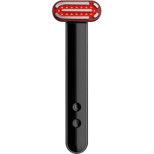 DJUZA® - Huidverjongingsapparaat - Red licht therapy face - Skincare wand - Rood licht therapie - Collageen stimulatie - Anti rimpel - Zwart