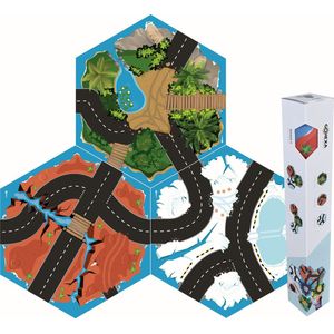 Gohexa Roads 2 - Jungle Ice Desert- Speelmat 3 delen - voor binnen en buiten