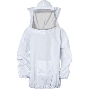PigMig Imker Witte Imkerpak - Bijenpak - Imkerpak en wespen - Imker Kleding Bijen Bescherming