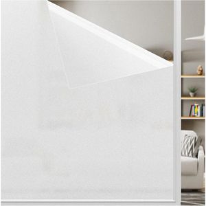 Ondoorzichtige Raamfolie voor Privacy | Matte Verduisterende Folie zonder Lijm 30 x 200 CM