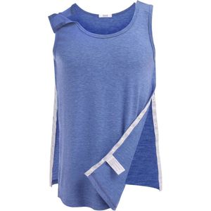 Unisex Post OP Shirt voor Schouderchirurgie - Tearaway Shirt met Snap Fasteners voor Hart Bypass Revalidatie