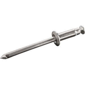 GOEBEL® - 500 x Spreid blindklinknagels (Ø x L) 4 x 10 mm - RVS A2 / RVS A2 - Vlakke kop - STAR - 7089401000 - Popnagel