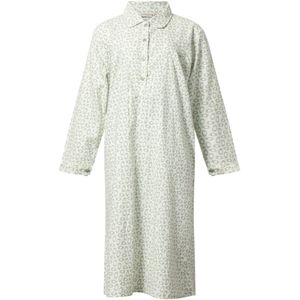 Lunatex - klassieke nachthemd - Flanel - Green Egg