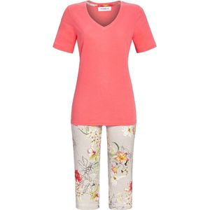 Roze en zilveren Ringella pyjama - Grijs - Maat - 38