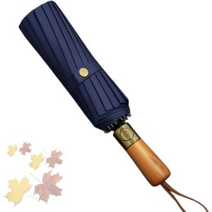 Livano Windproof Paraplu - Opvouwbaar - Moderne Stormparaplu - Stormproef - Automatisch Uitklapbaar - Umbrella - Blauw