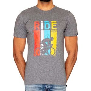 Cycology Ride T-shirt Met Korte Mouwen Grijs M Man