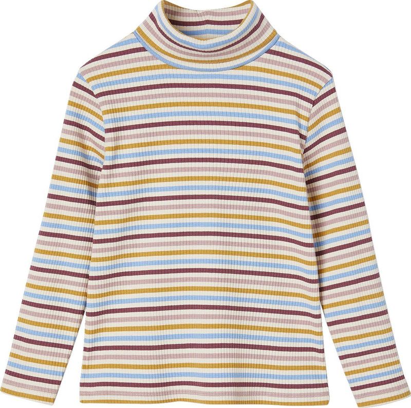 Vertbaudet T-shirt met rolkraag van ribstof meisjes