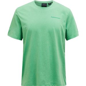 Peak Performance - Explore Logo T-shirt - Zwart - Katoen/Synthetisch