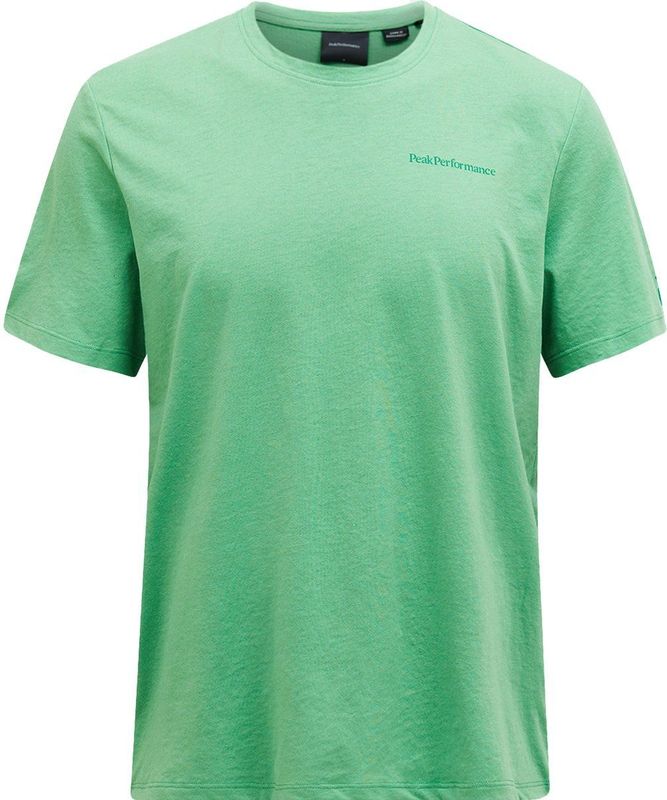 Peak Performance - Explore Logo T-shirt - Zwart - Katoen/Synthetisch