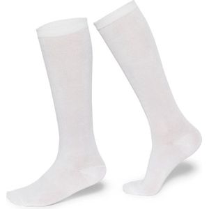 New Age Devi - 1 Paar Witte Unisex Compressie Sokken - Miracle Socks - Maat 36-41