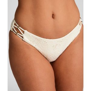 Hunkemöller Bikinibroekje Crochet Wit XS