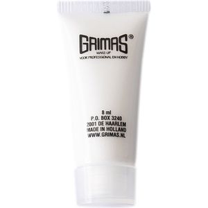 Vloeibare witte Grimas® schmink - kleur 001 wit