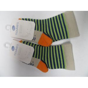 2 pack  noukie's  sokkenset streep 6-12 maand  maat 20