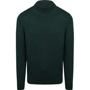 Suitable - Cooldry Knit Turtleneck - Trui - Groen - Slim-Fit