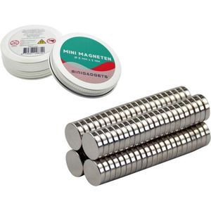 Super sterke magneten - 8 x 2 mm (25-stuks) - Rond - Neodymium - Koelkast magneten - Whiteboard magneten – Klein - Ronde - 8x2mm