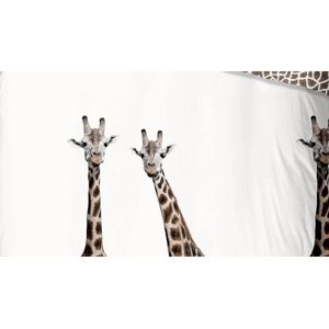 Good Morning Giraffe Dekbedovertrek - Junior - 120x150 cm - Ecru