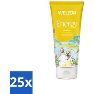 25 x WELEDA - Douchegel Aroma Shower Energy - 200 ml - Citronella - Cederhout - Aromatherapie - Weleda