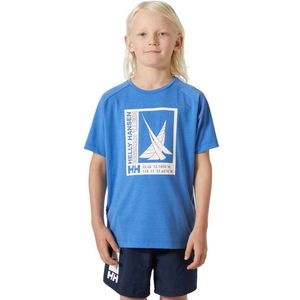 Helly Hansen - Port T-shirt - Blauw - 14 Years - Jongens, Meisjes