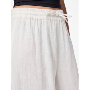 Wide-Leg Broek - Enkellang - Katoen - Soepelvallende Pasvorm