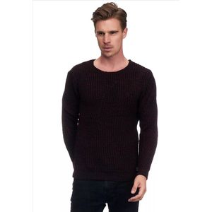 Rusty Neal - Trui Heren - Zwartrood - Casual - Stijlvol