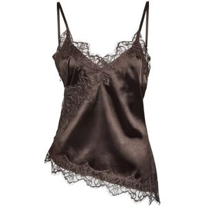 Top met bandjes met kant, model 'SOFIE'