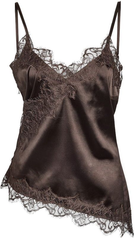 Top met bandjes met kant, model 'SOFIE'