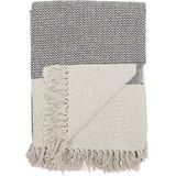 Woondeken - Grijs - Katoen - 130x170 cm