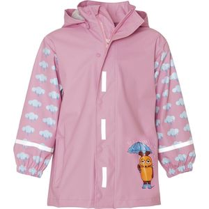 Playshoes - Regenjas voor kinderen - Muis en Olifant - Roze - maat 104cm