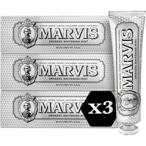 Marvis - Tandpasta - Smokers Whitening Mint - 85 ml - 3-Pack