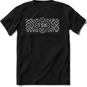 TSK Studio Shirt |ZIlver | T-Shirt Heren / Dames | Original & vintage | Sport Shirt Cadeau | Maat L