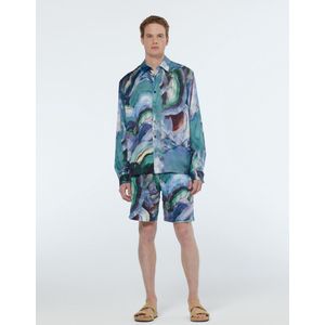 Scotch & Soda - 180123 - Overhemd - Relaxed Fit - Lange Mouwen - Tencel - Abstracte Print