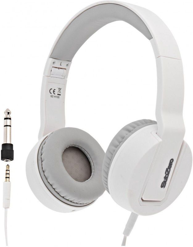 SubZero SZ-H100 Stereohoofdtelefoon, Wit
