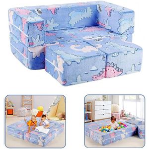 Koopiez Meubel - Kinderstoel - Glow in the Dark - Kinderen - Cartoon Dinosaurus - Wasbaar - 3 in 1 Kinderstoel
