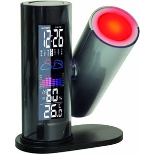 Wekkerradio met Projectie - Digitale Wekker - Digitale Klok - Weerstation