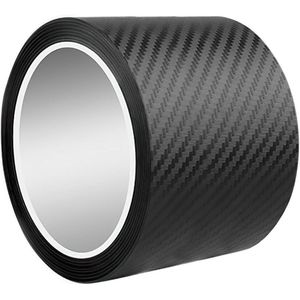 Koolstofvezel beschermende stickers voor auto deurranden 5 cm x 3 m, waterdicht en krasbestendig - hoogwaardige carbonfolie, geschikt voor de meeste auto's