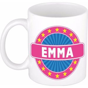 Emma naam koffie mok / beker 300 ml - namen mokken