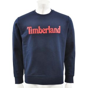 Timberland - Seasonal Linear Logo Crew - Heren sweater - S - Blauw
