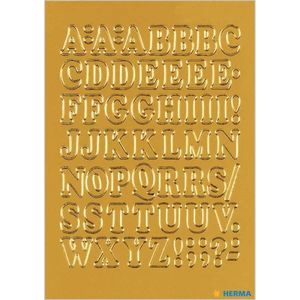 Huismerk Herma 4183 Etiket met letters 12mm Goud